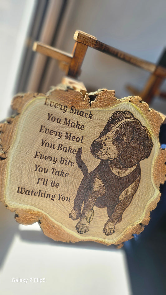 Personalised Laser-Engraved Wood Art