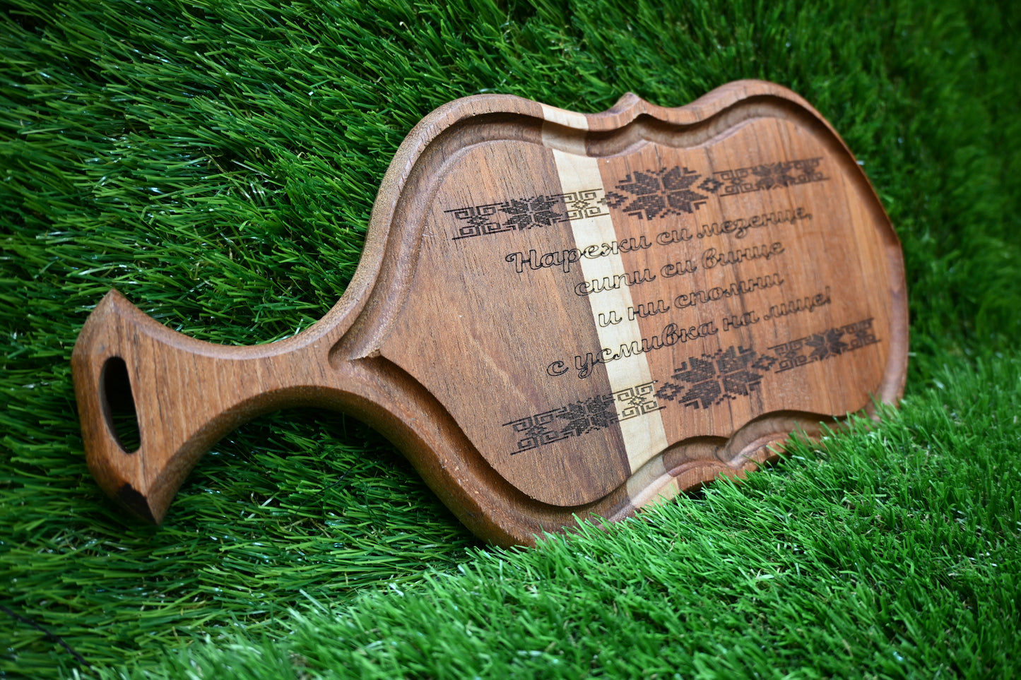 Handmade Cutting Board – Jatoba & Oak