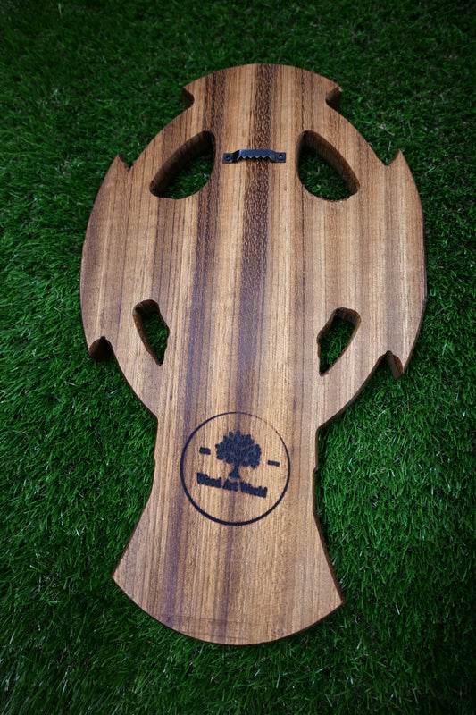 Wooden Cross with Prayer - Iroko wood