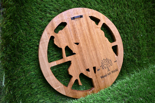 Carved Wooden Horse Wall Art