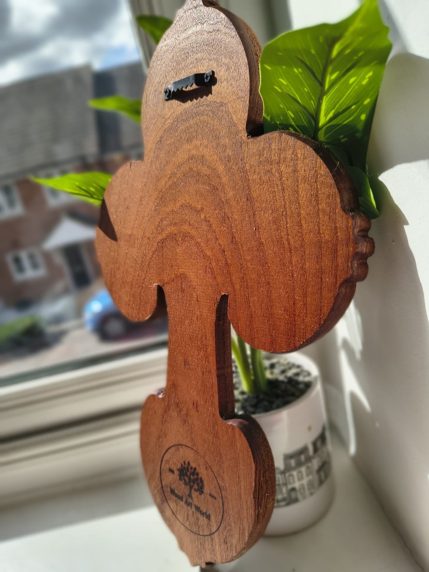 Carved Cross with Decorative Ornaments