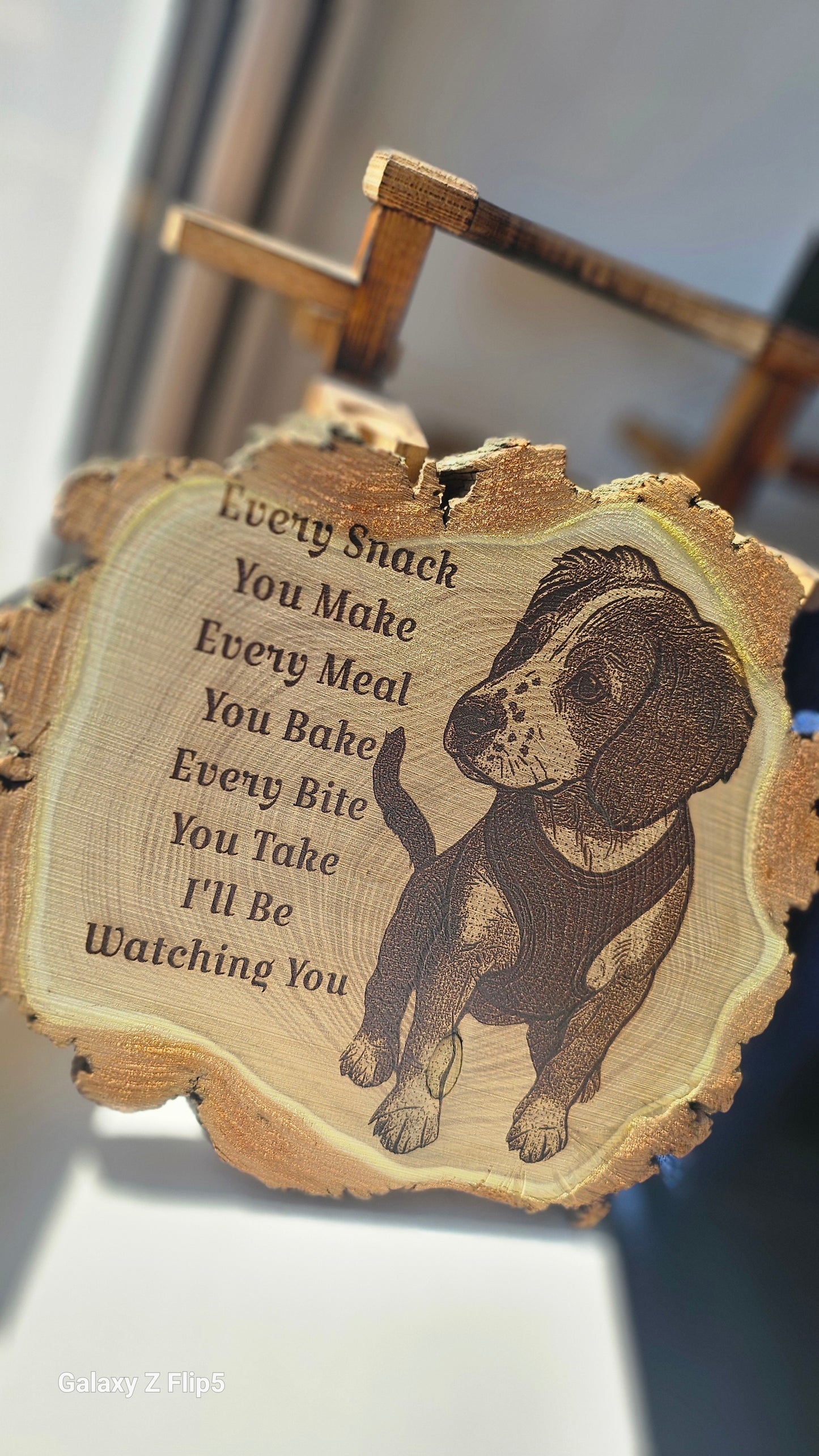 Personalised Laser-Engraved Wood Art