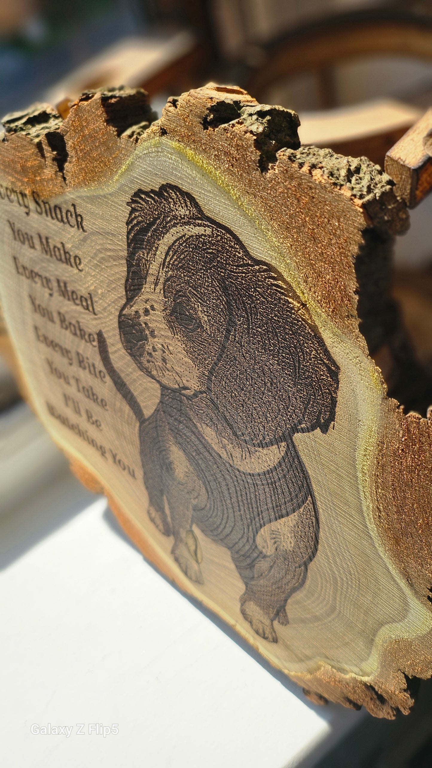 Personalised Laser-Engraved Wood Art