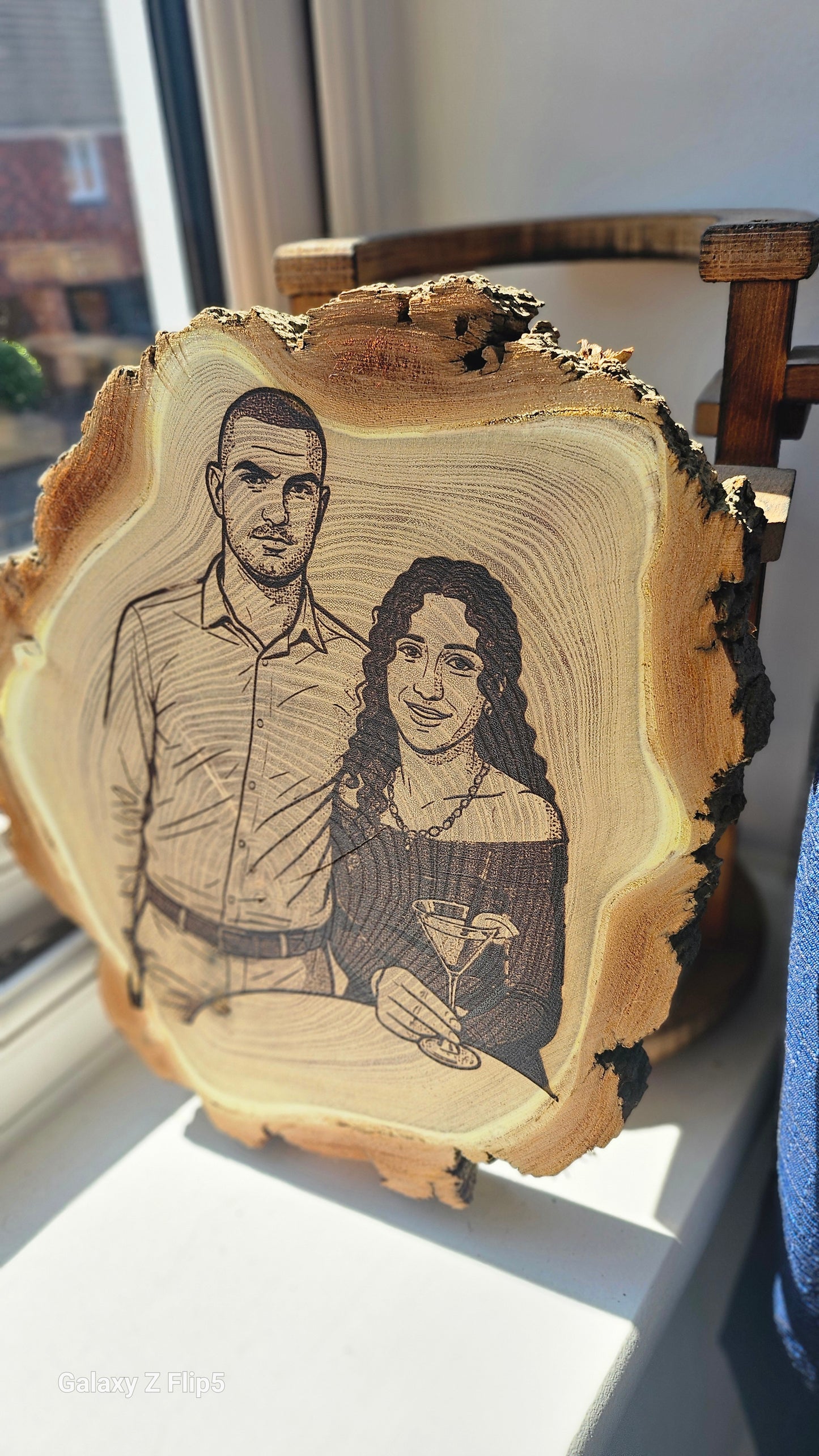 Personalised Laser-Engraved Wood Art