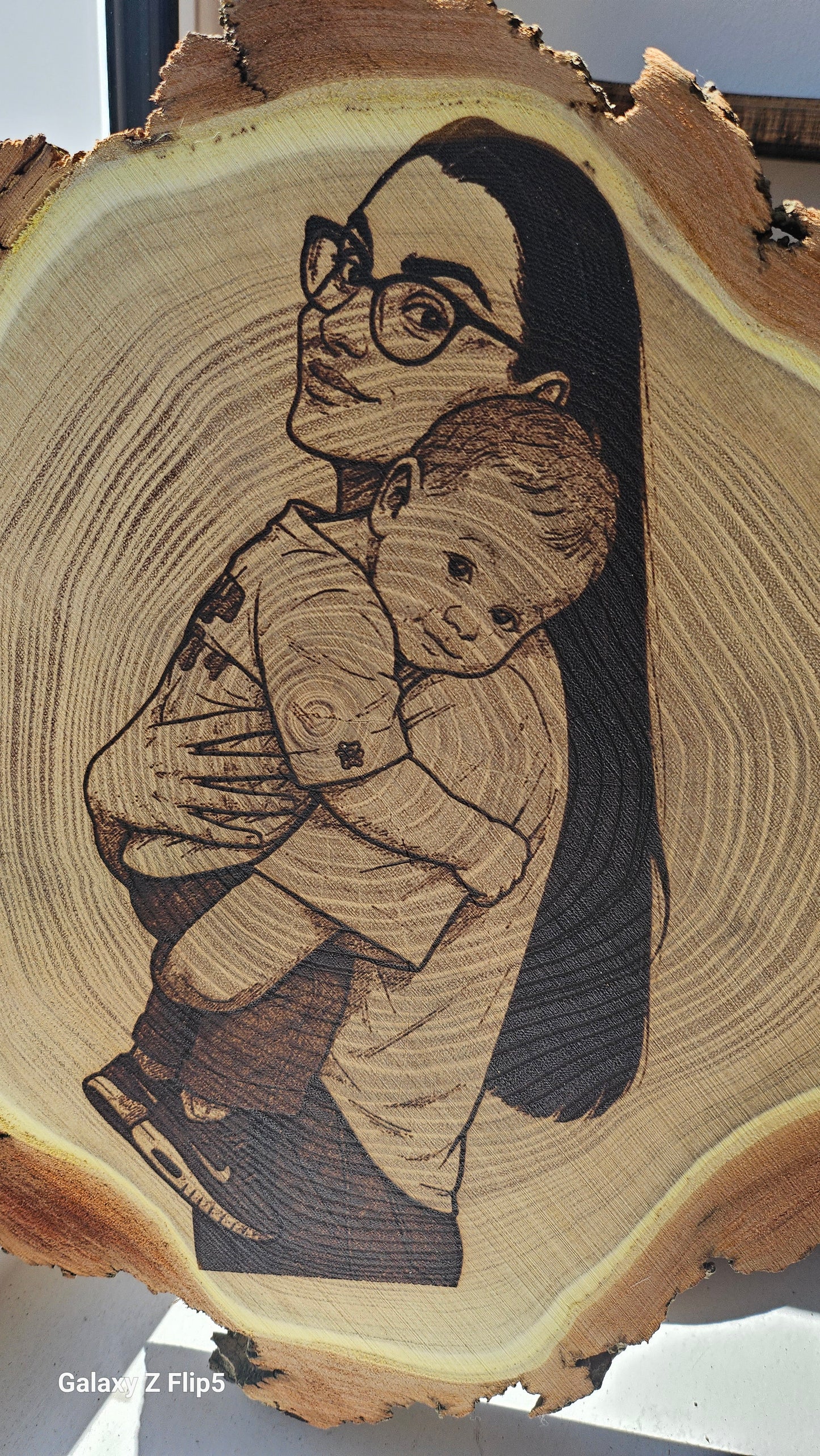 Personalised Laser-Engraved Wood Art