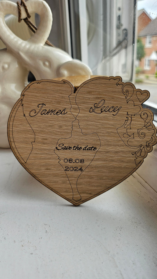 Custom Laser-Engraved Wooden Plaque – Wedding & Special Events