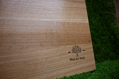 Decorative Tray Handmade serving board – Mixed Hardwood & Epoxy with Beans