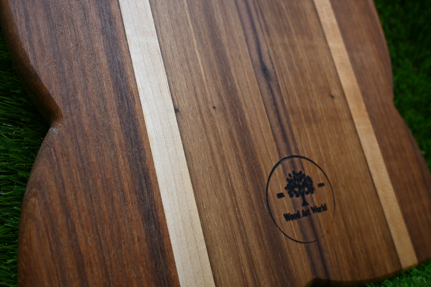 Sectioned Serving Tray – Oak, Walnut & Iroko