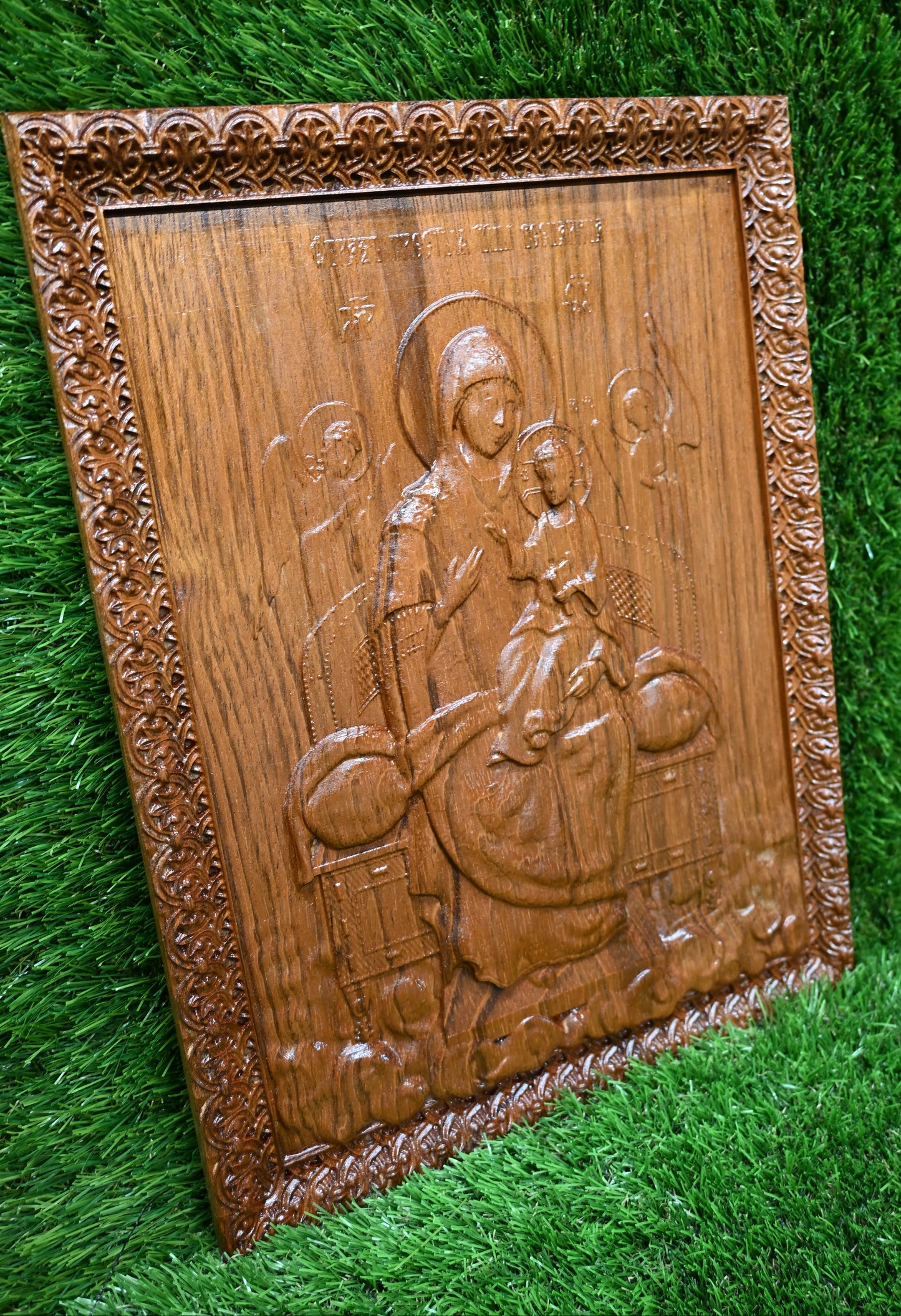 Carved Wooden Icon – Jatoba wood