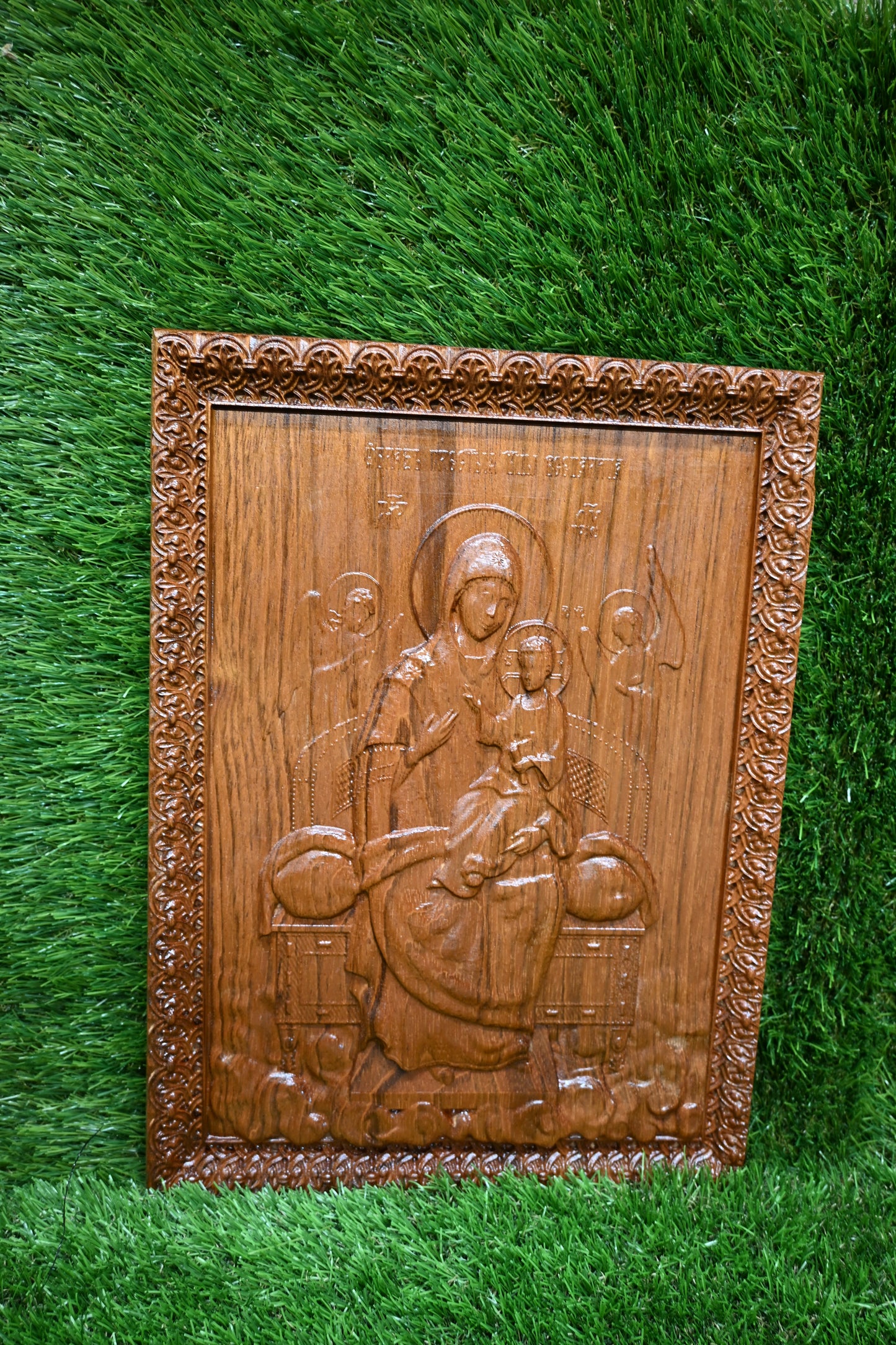 Carved Wooden Icon – Jatoba wood