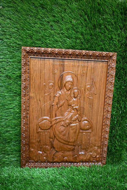 Carved Wooden Icon – Jatoba wood