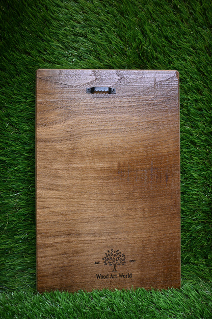 Jesus Christ Carved Icon – Dark Oak