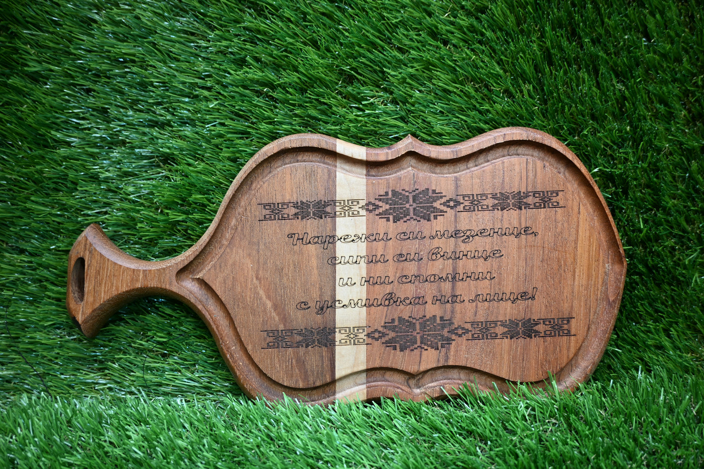 Handmade Cutting Board – Jatoba & Oak