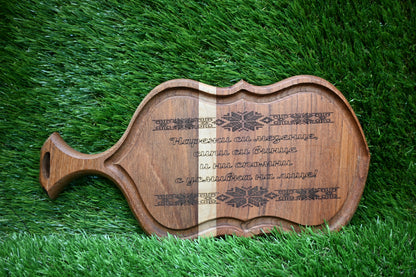 Handmade Cutting Board – Jatoba & Oak