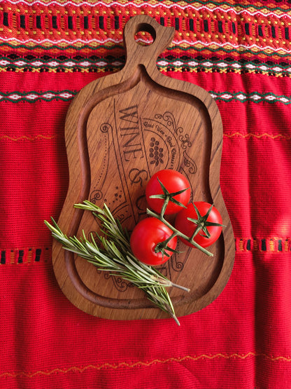 Cutting board made of Jatoba (Brazilian Cherry)