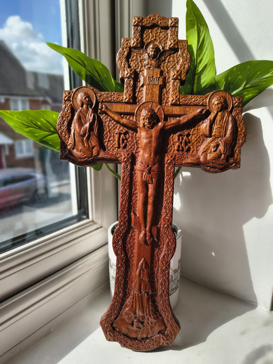 Carved Cross – A Symbol of Faith and Spiritual Strength
