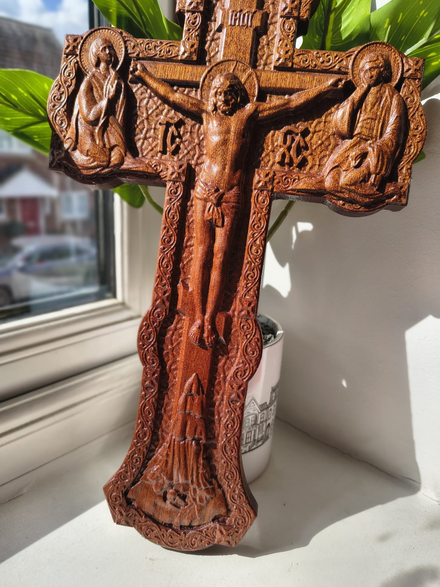 Carved Cross – A Symbol of Faith and Spiritual Strength