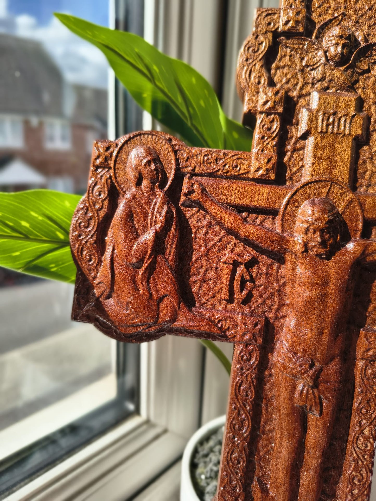 Carved Cross – A Symbol of Faith and Spiritual Strength