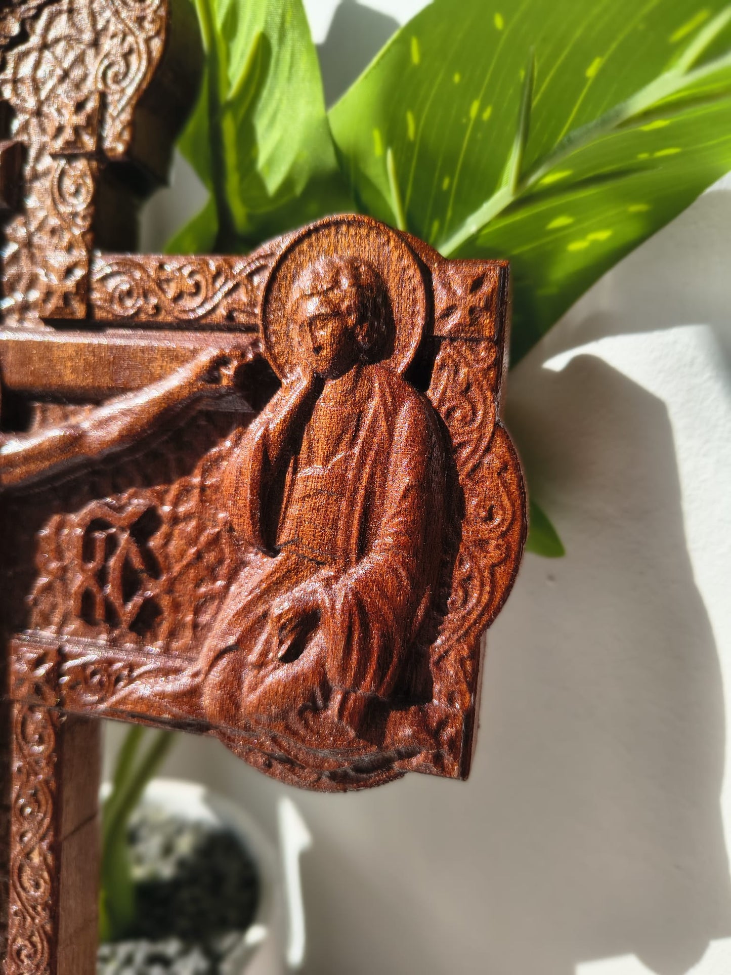 Carved Cross – A Symbol of Faith and Spiritual Strength