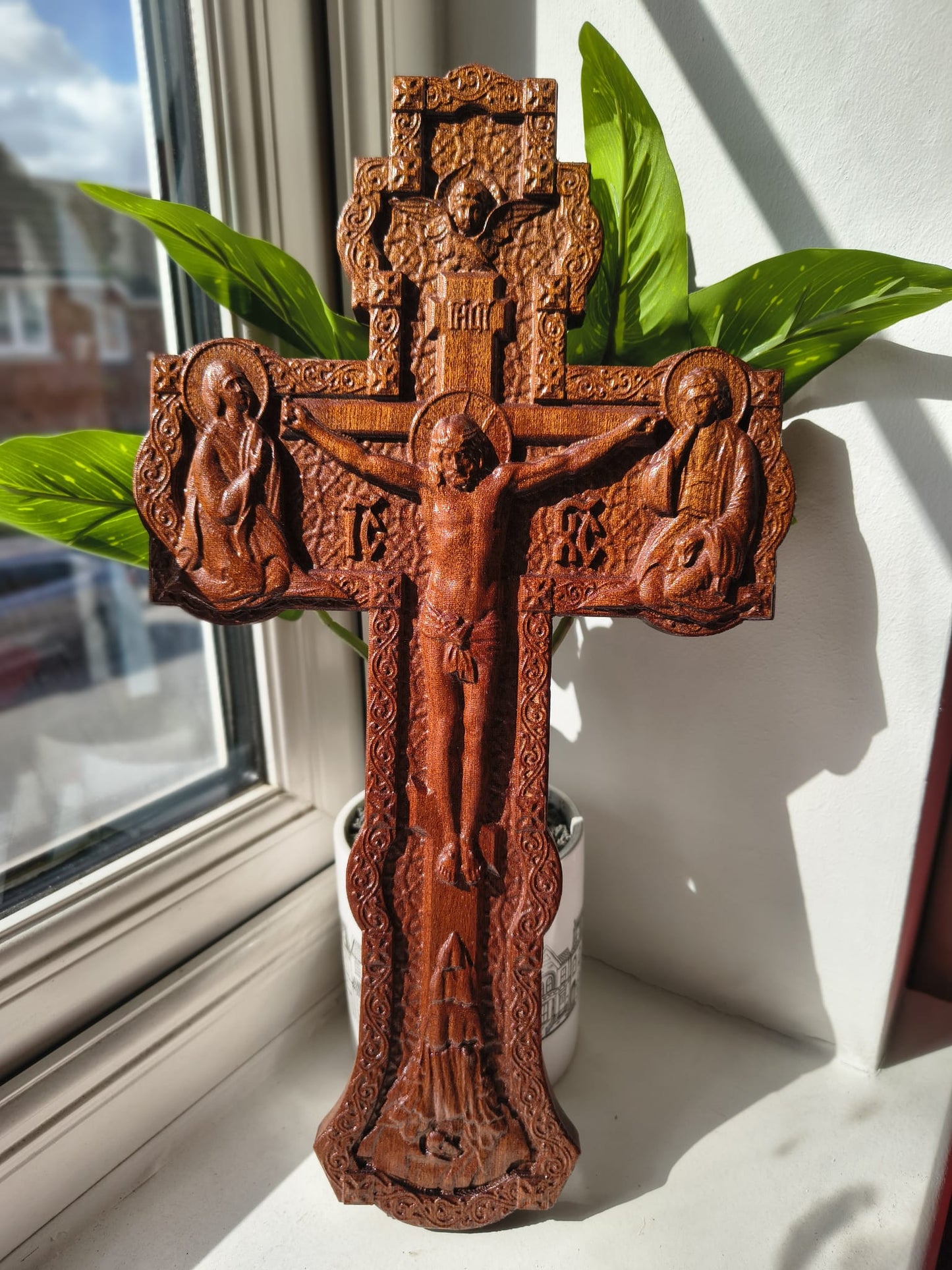 Carved Cross – A Symbol of Faith and Spiritual Strength