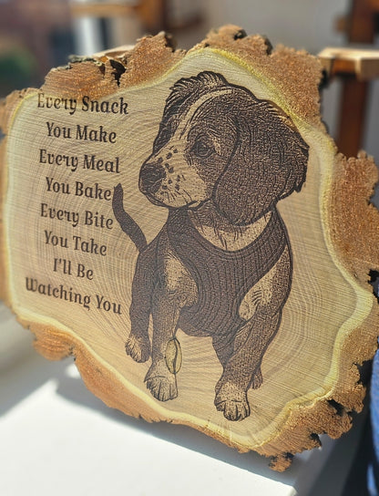 Personalised Laser-Engraved Wood Art